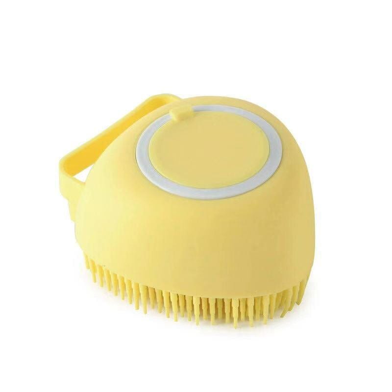 Animals & Pet Supplies 【CJ327】Pet Shampoo Massager Brush  Massage Comb Grooming Scrubber Shower Brush for Bathing Short Hair Pets Soft Silicone Brush