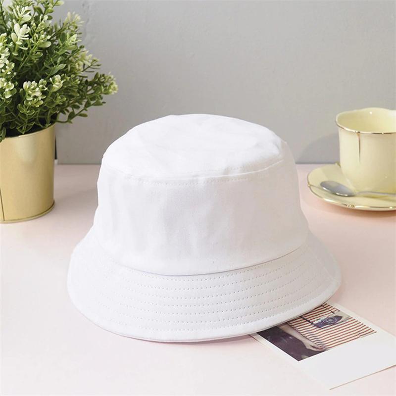 Caps and Hats White / Child (54 cm/21.25 in) Foldable Outdoor Summer Colorful Bucket Hats