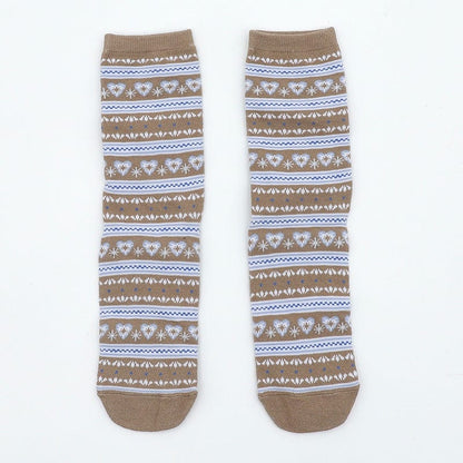 Coffee Bottom Love / 38-45 Christmas stocking trend gold silk pair socks for men and women