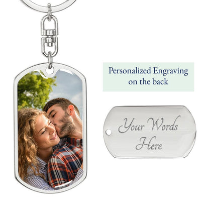 Jewelry Dog Tag For My Man - Personalized