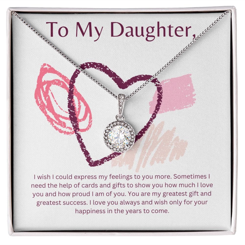 Jewelry Two Tone Box Eternal Hope Necklace For My Daughter - 2