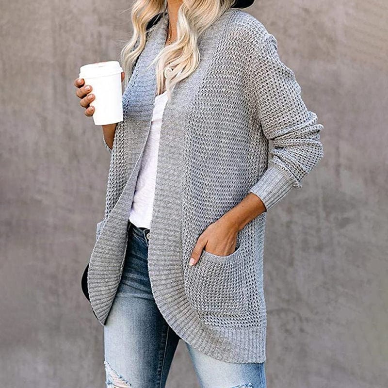 Women Autumn Chunky Knitted Cardigan