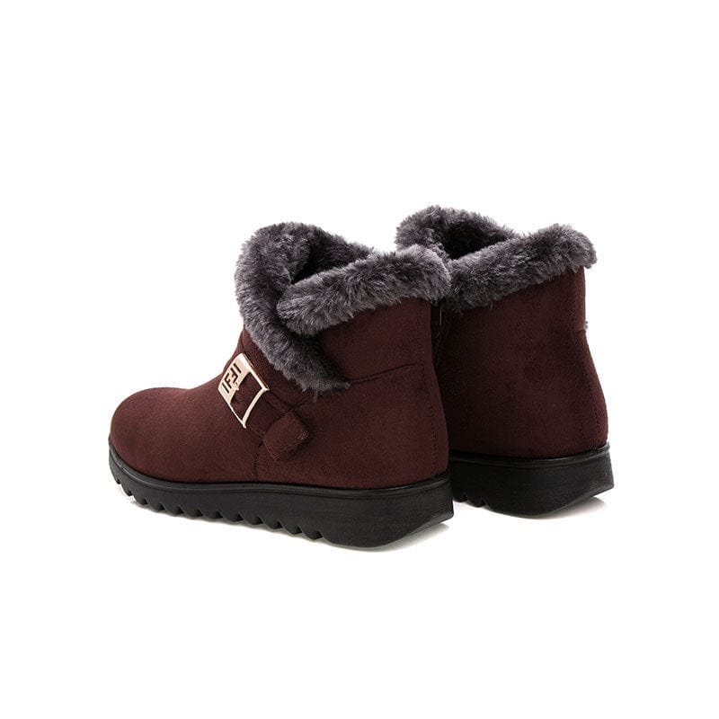 Women's Winter Warm Fur Lining Ankle Boots
