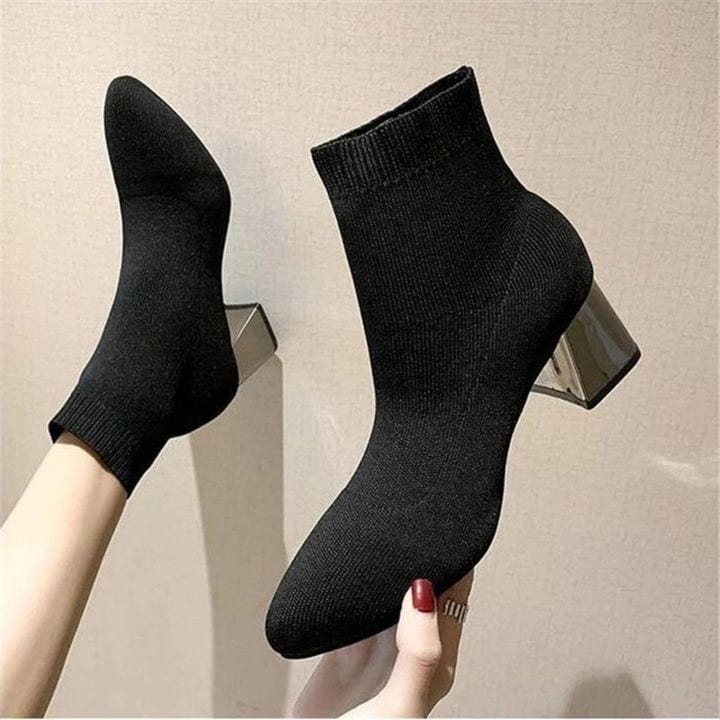 Women Stretchable Pointy Ankle Shoes